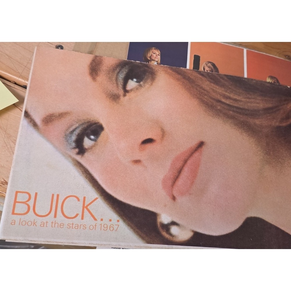 Vintage 1967 Buick Stars of 1967 Promotional Brochure Catalog Riviera‎ GS-400